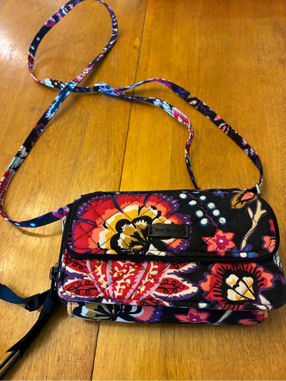 Vera Bradley Multicolor Floral Quilted Crossbody